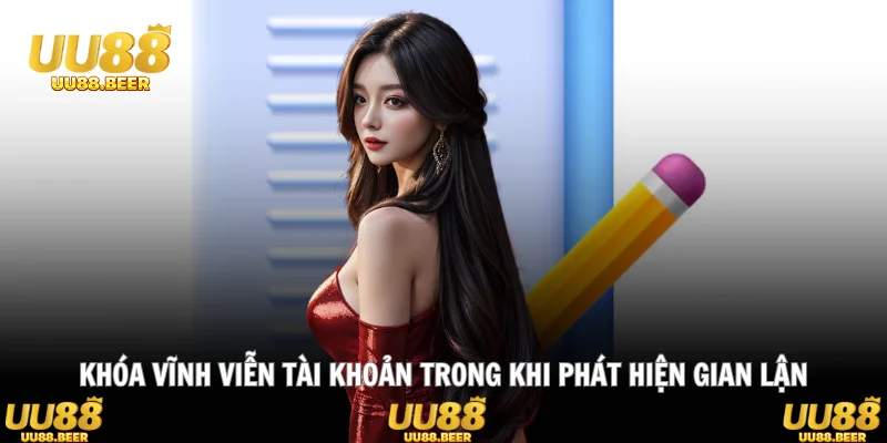 Khóa vĩnh viễn tài khoản trong khi phát hiện gian lận